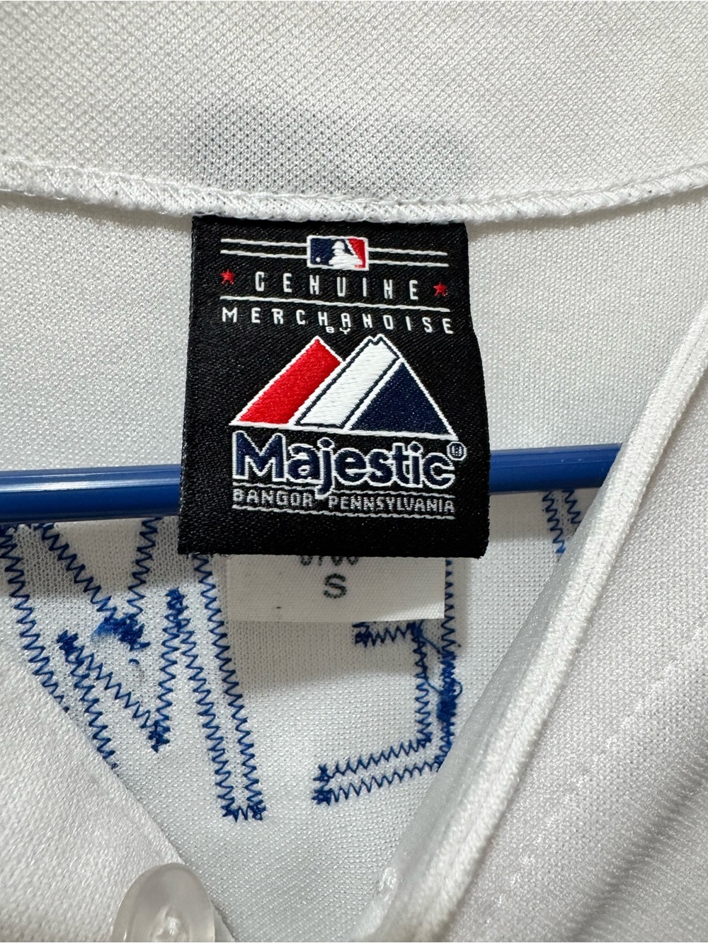 Matt Kemp Dodgers Button-Front Jersey with Blue Script - Picture 5 of 6